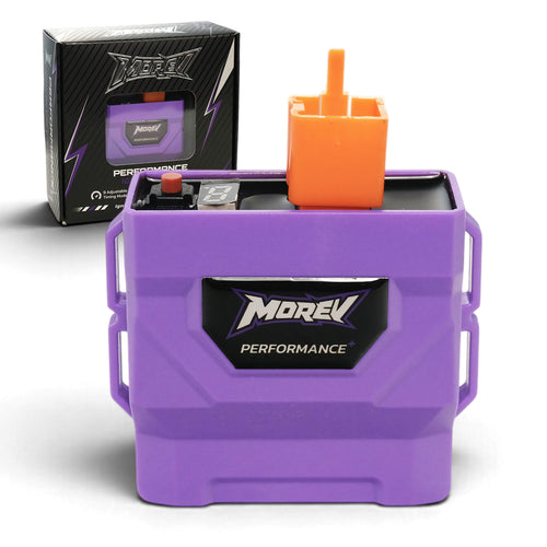MOREV purple 5-pin AC 9-curve adjustable CDI with retail packaging