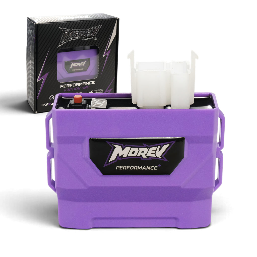 MOREV CG 6-pin DC 9-curve adjustable CDI with 4+2 white connector and branded retail box