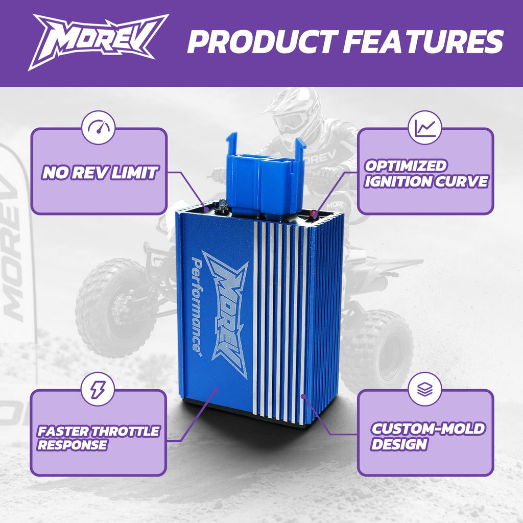 MOREV CG AC ignition module no programmed rev limit preset ignition profile