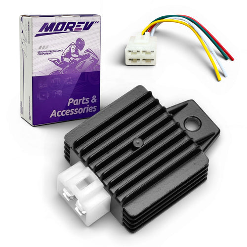 MOREV MREC043 12V 4-pin full wave voltage regulator rectifier with packaging